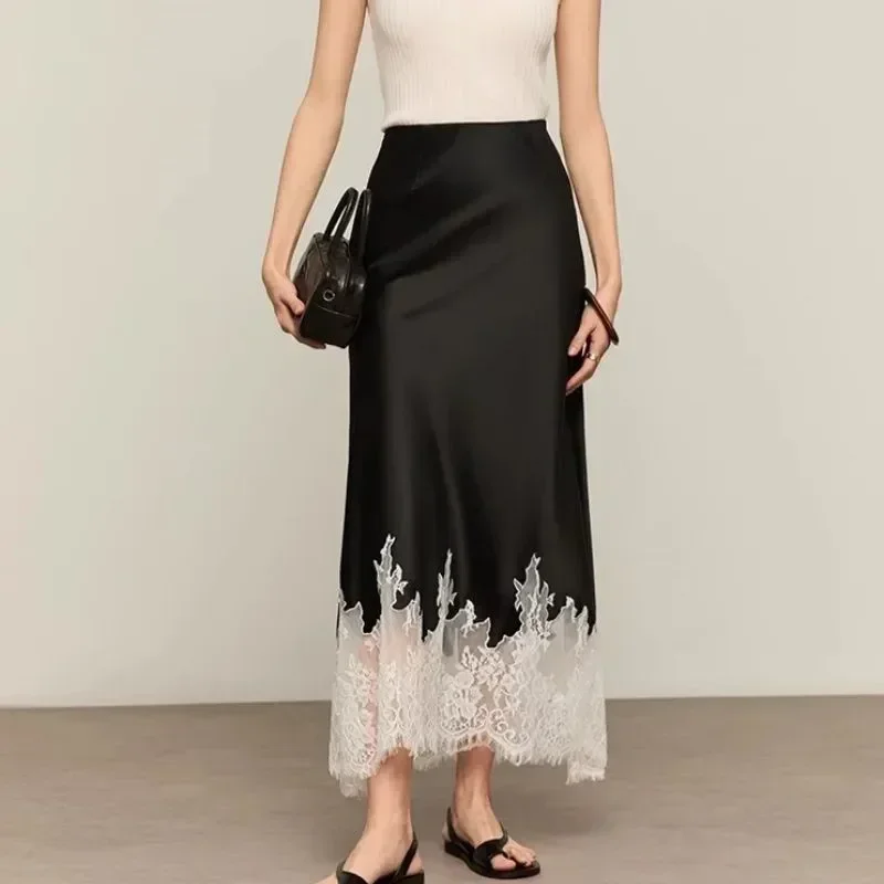Fairy Lace-Trim Midi Skirt Hig - Summer Clothing Wraps のレビューと価格