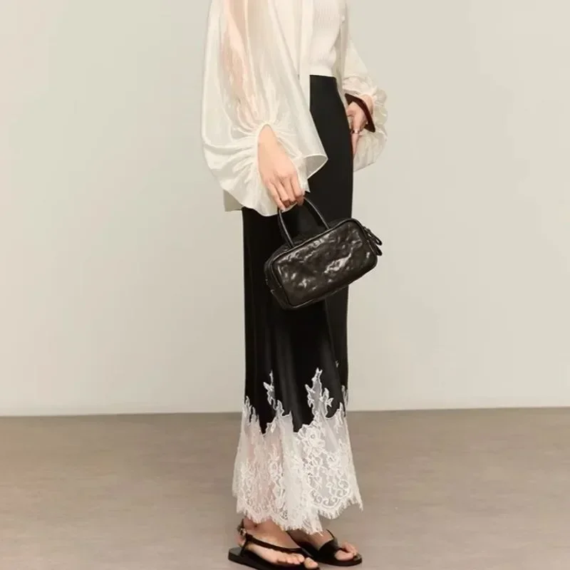 Fairy Lace-Trim Midi Skirt Hig - Summer Clothing Wraps のレビューと価格