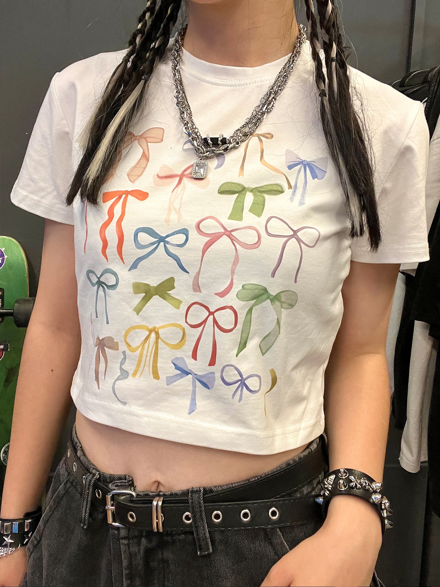 Hot  Knot Crop Top Y2K Half Sl - Summer Clothing Recommendations のレビューと価格