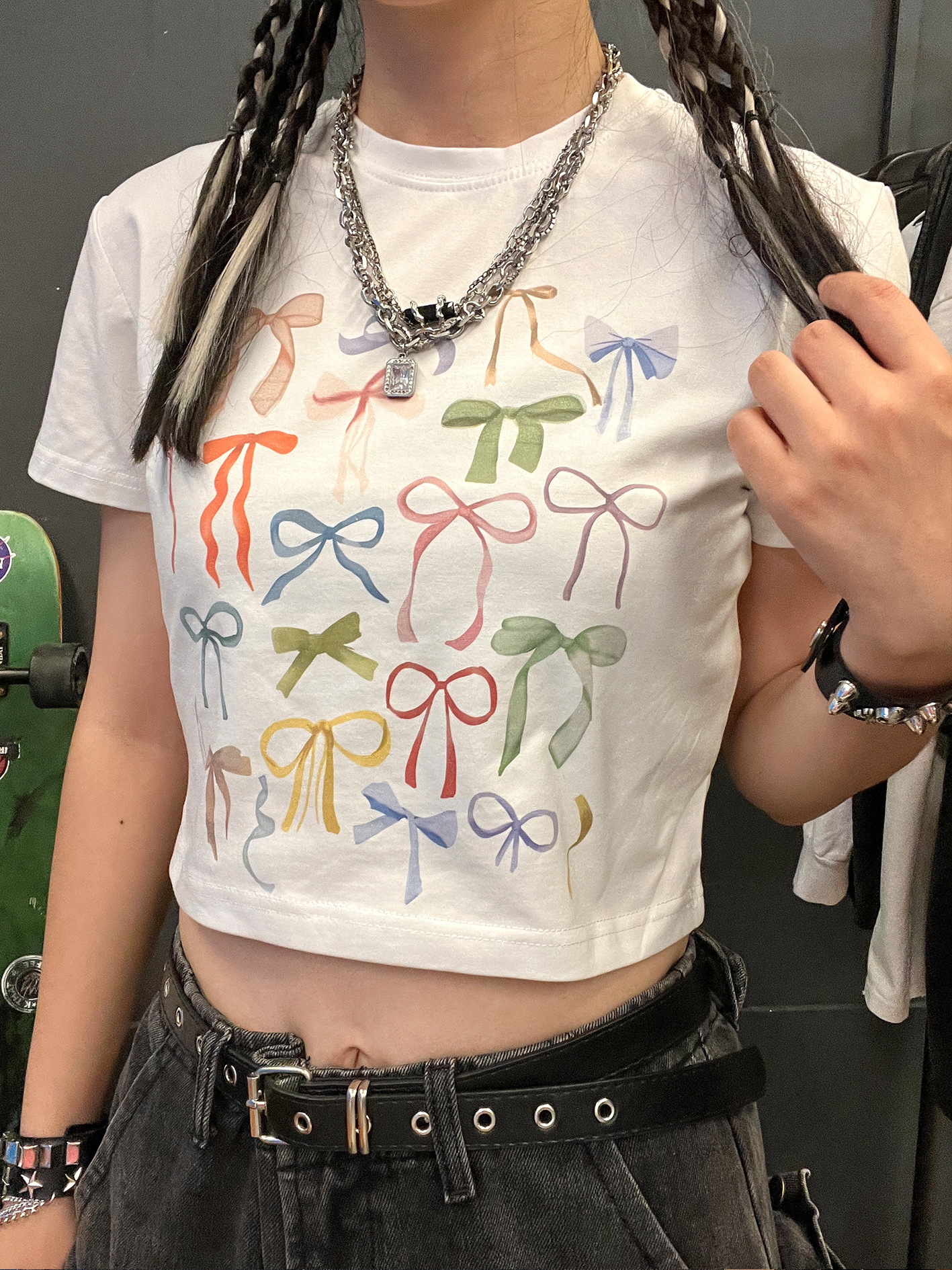 Hot  Knot Crop Top Y2K Half Sl - Summer Clothing Recommendations のレビューと価格