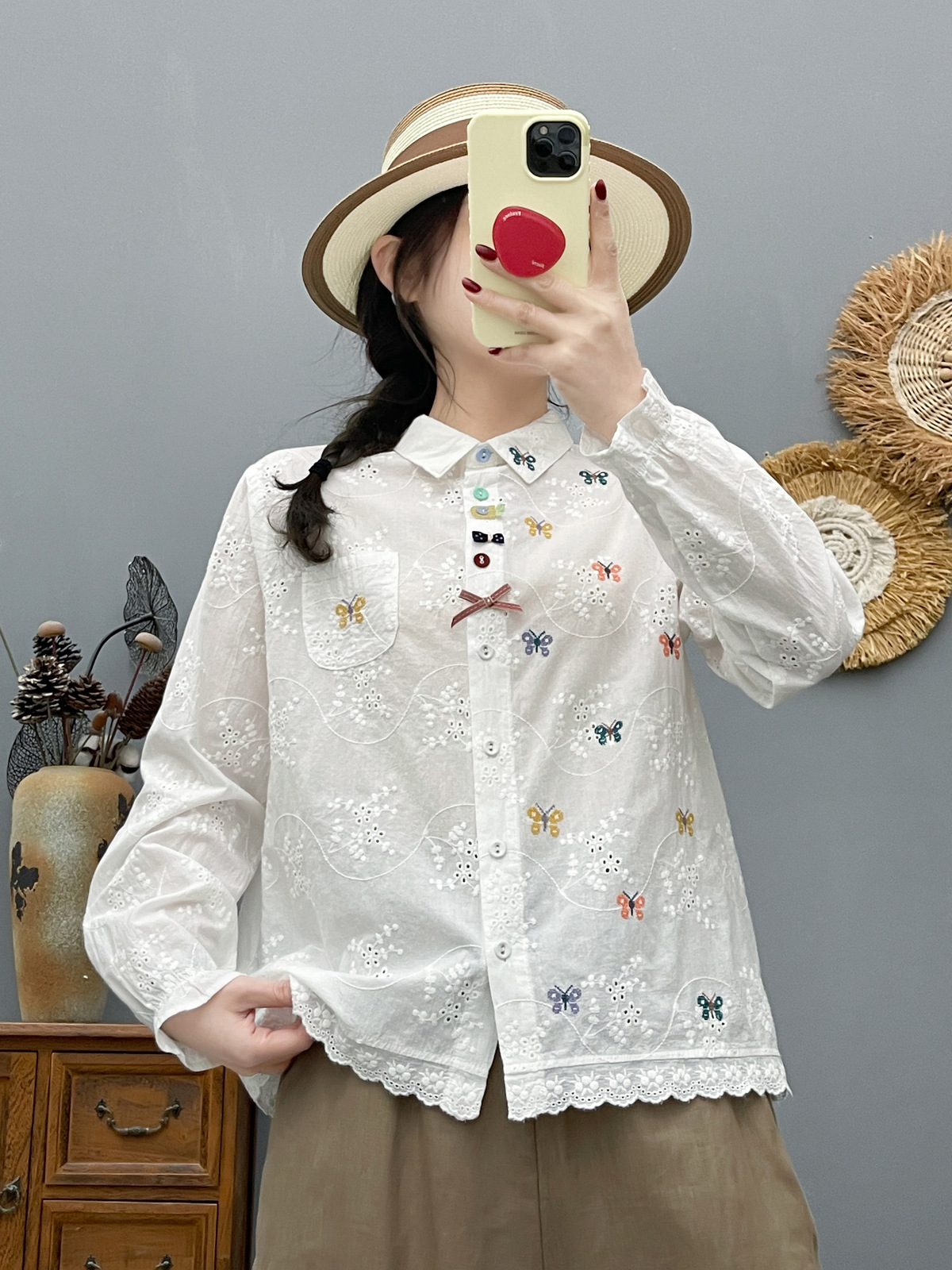Women's Bohemian Blouse Ethnic - Summer Clothing For Japan のレビューと価格