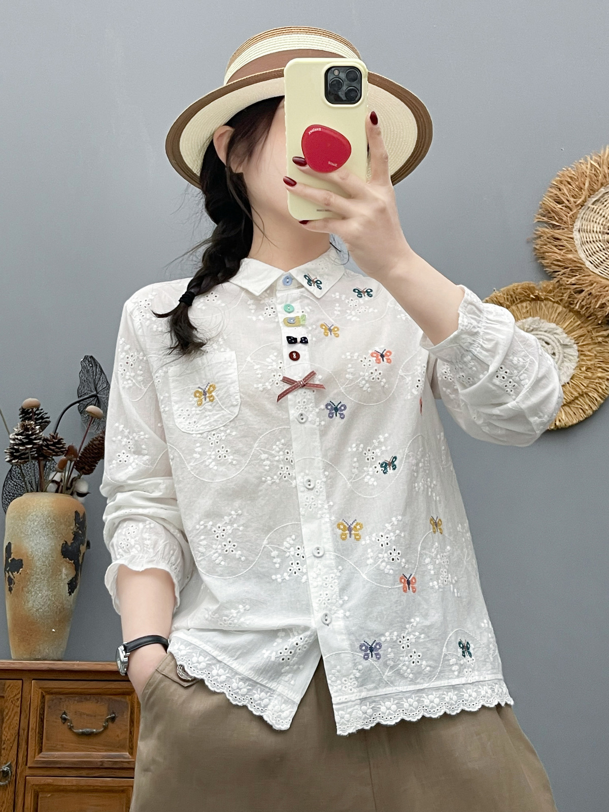 Women's Bohemian Blouse Ethnic - Summer Clothing For Japan のレビューと価格