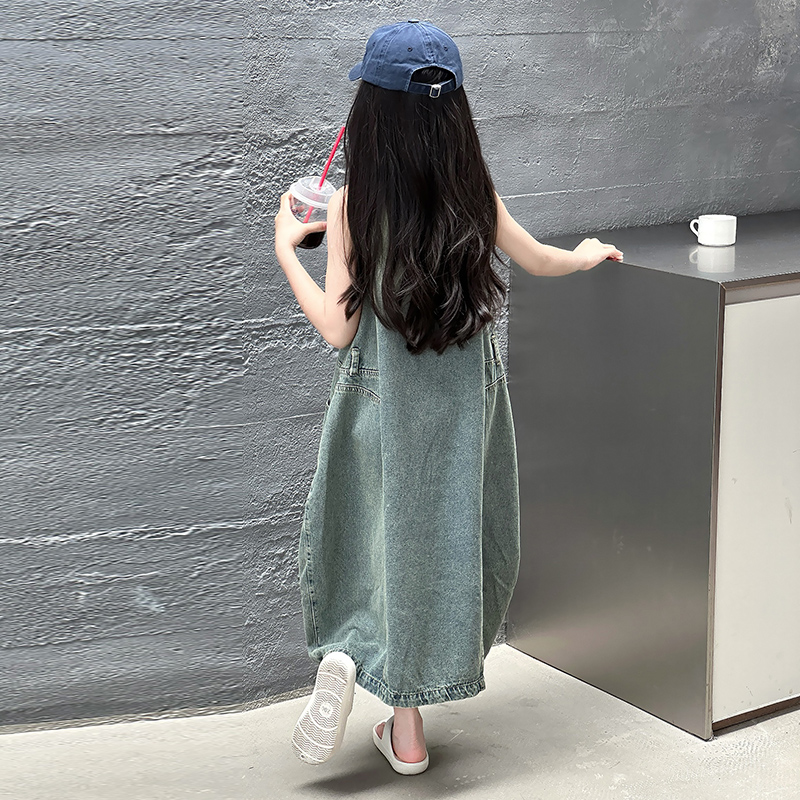 Vintage Blue Children Girls Hi - Summer Clothing For Girls のレビューと価格