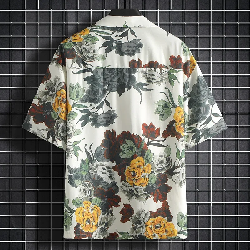 Printed Shirt Men's Short Slee - Summer Clothing Essentials Men のレビューと価格