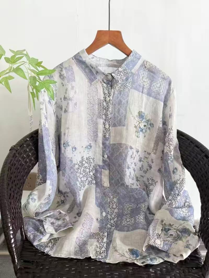 100% Ramie linen shirts and bl - Summer Clothing For Japan のレビューと価格