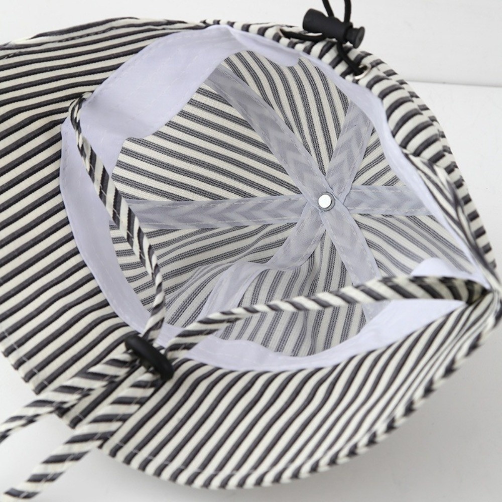 New Striped Baby Bucket Hat Ad - Sun Hat Wide Brim のレビューと価格