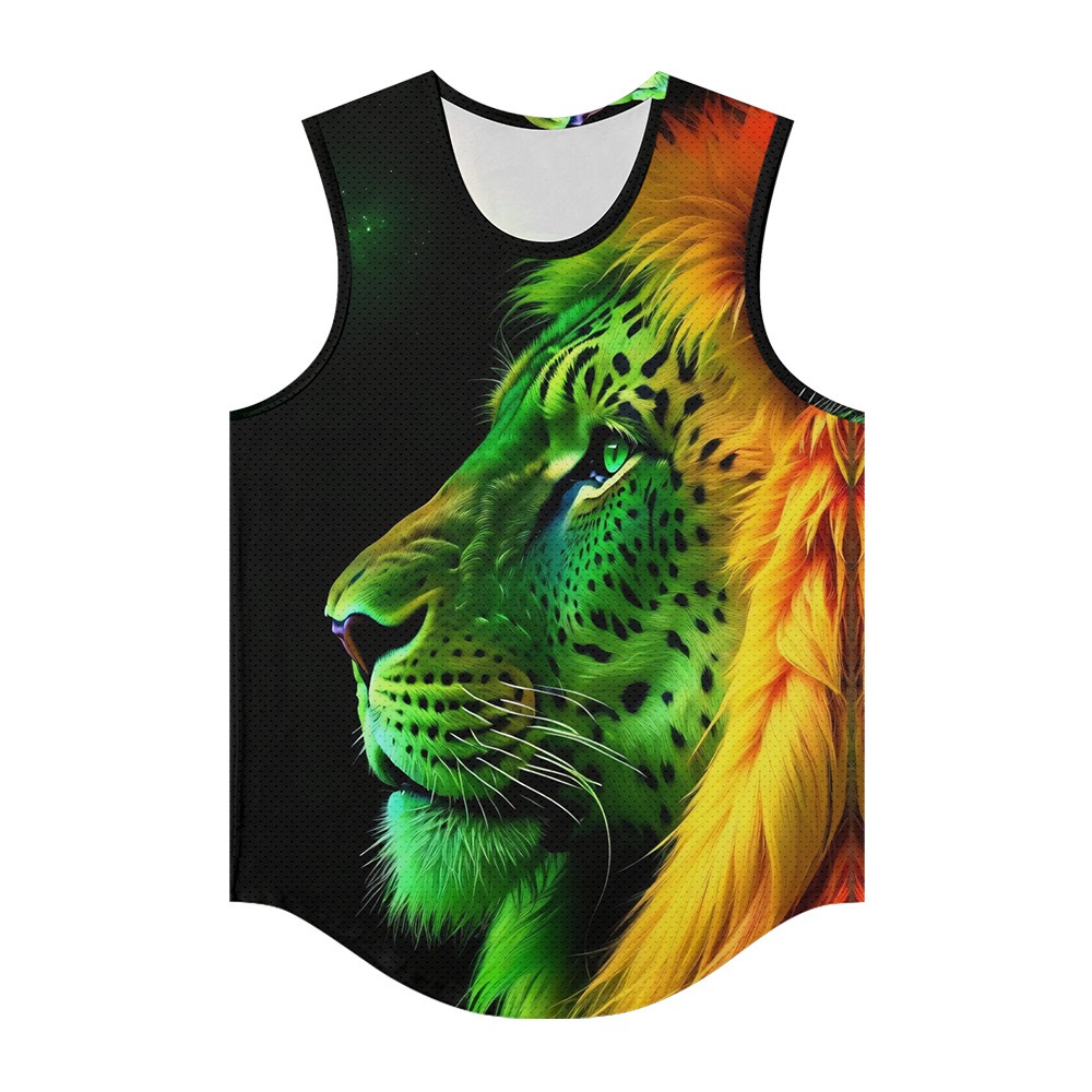 Men Vests Trendy Aura Lion Ani - Summer Clothing Essentials Men のレビューと価格