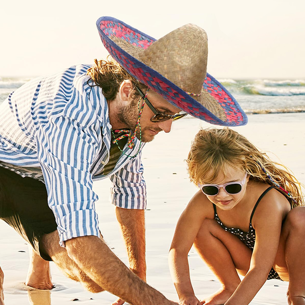 Mexican Sombrero Hat Straw Wea - Sun Hat Wide Brim のレビューと価格