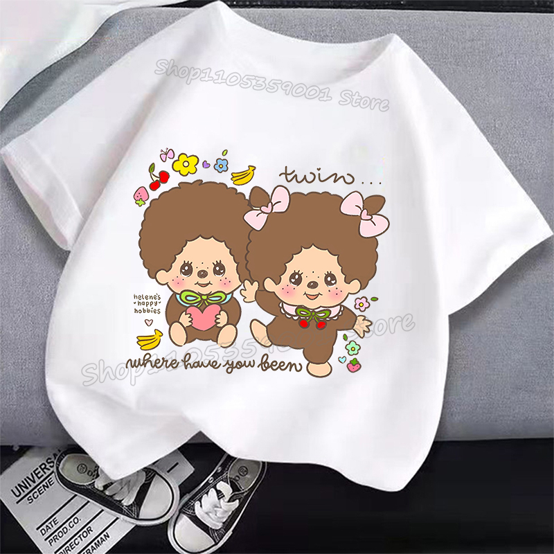 MONCHHICHI Short Sleeve T Shir - Summer Clothing For Girls のレビューと価格