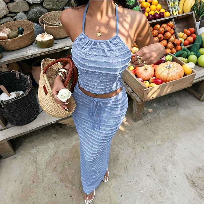 Sexy Elegant Dress Two Piece S - Summer Clothing Vacation のレビューと価格