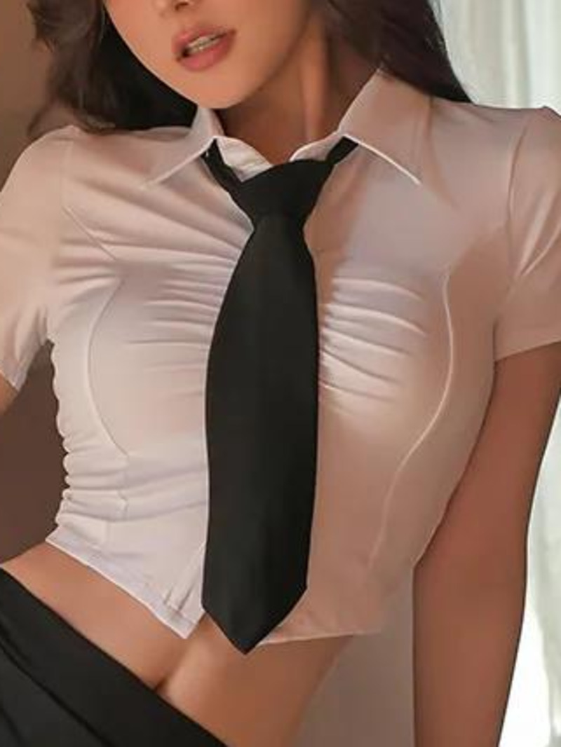 New Sexy Secretary Teacher Whi - Summer Clothing Wraps のレビューと価格