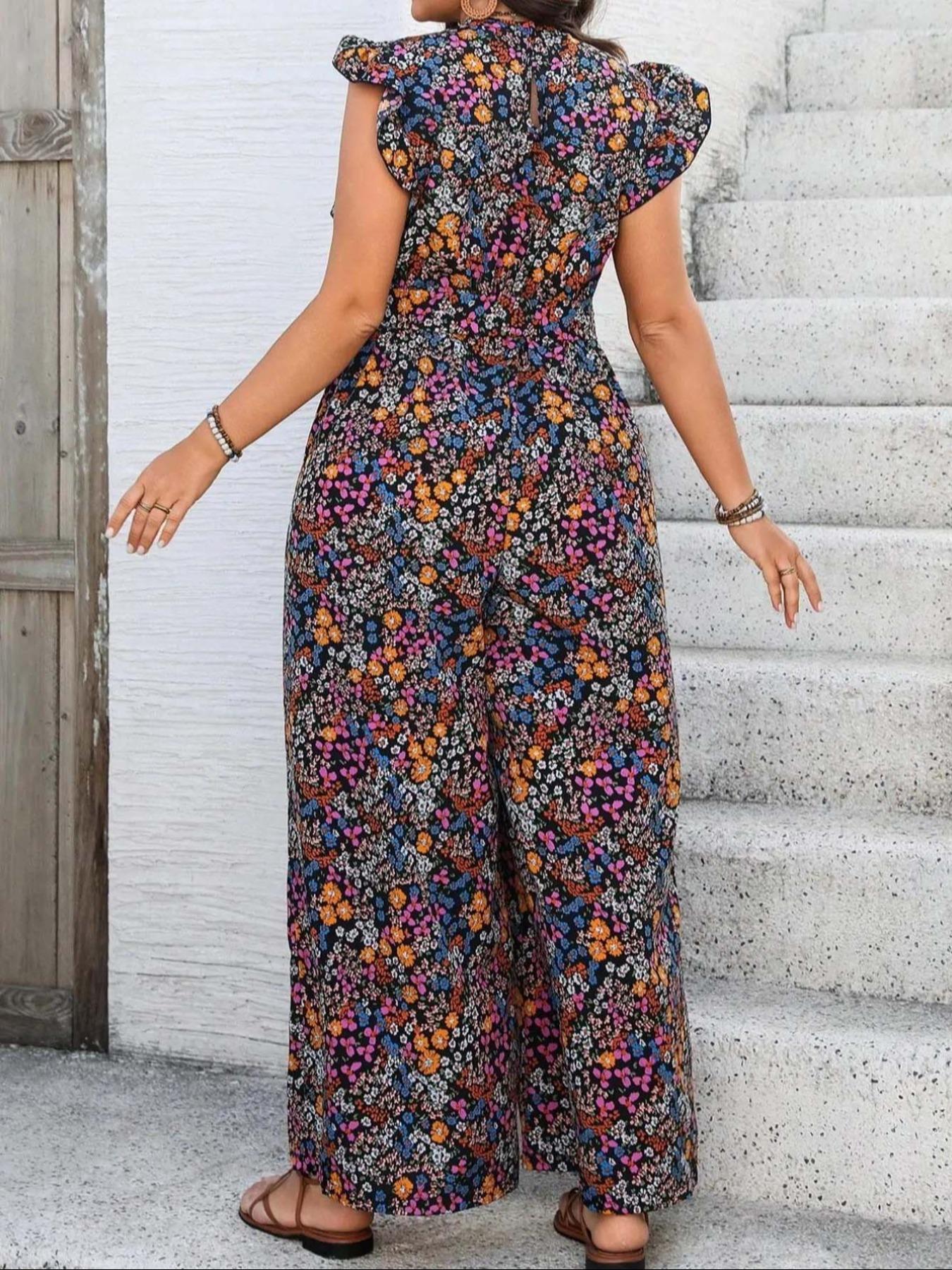【Plus Size】 Floral Print Tie S - Summer Clothing Vacation のレビューと価格