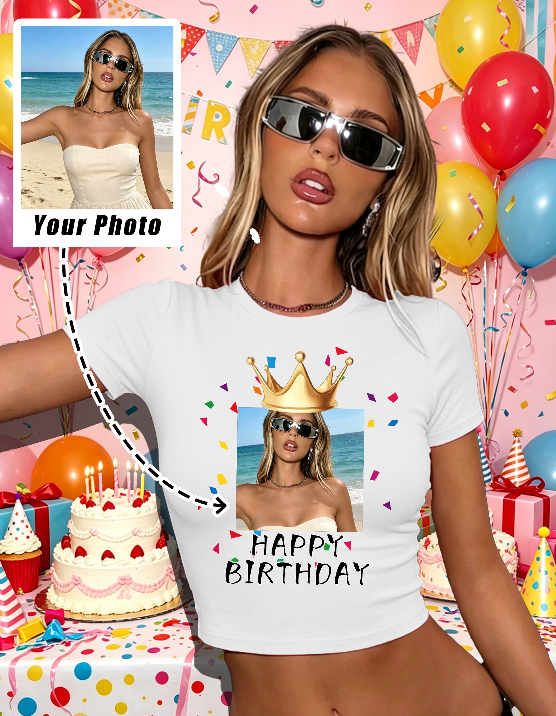 Custom Graphic Logo  Slim T Sh - Summer Clothing Y2K のレビューと価格
