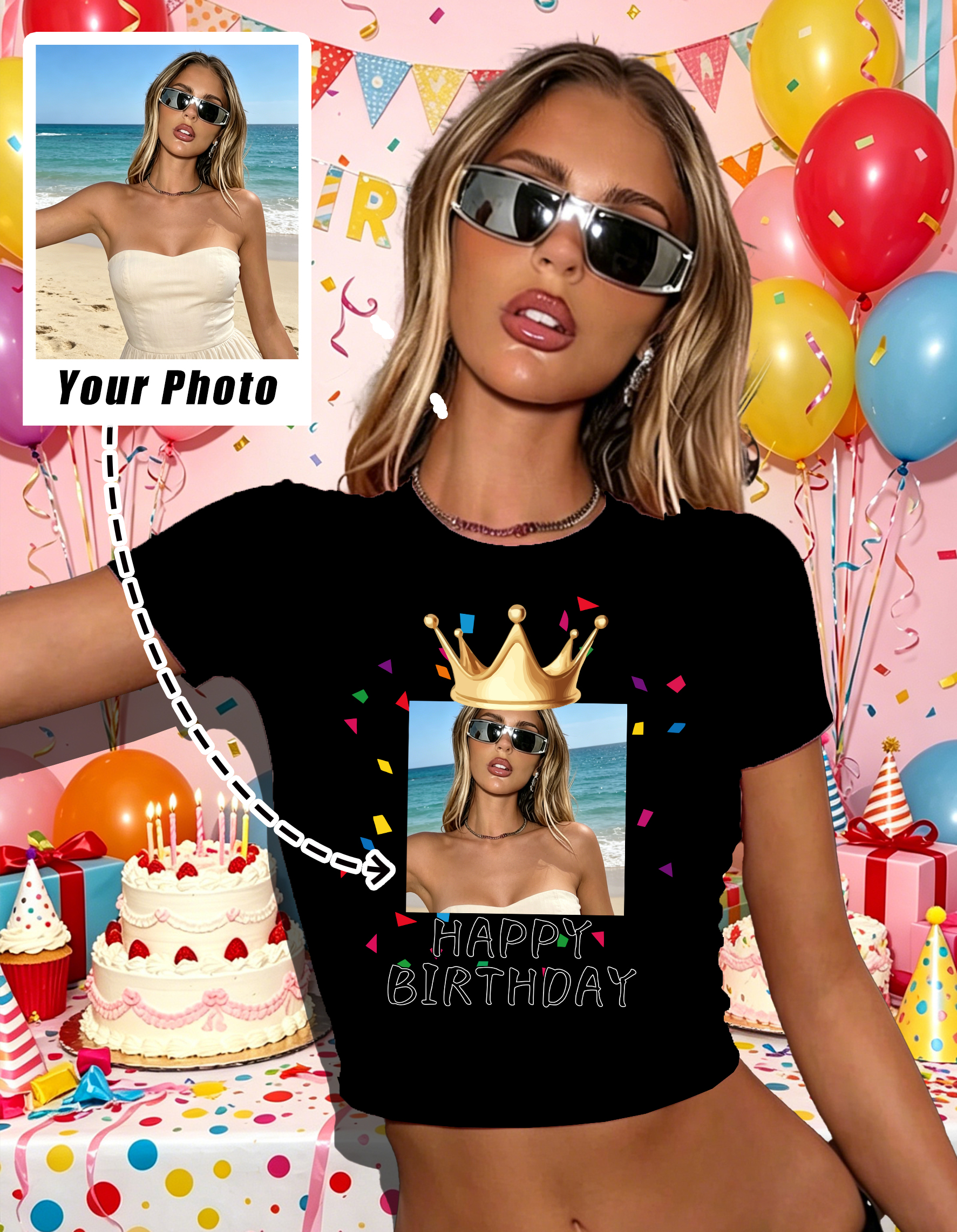 Custom Graphic Logo  Slim T Sh - Summer Clothing Y2K のレビューと価格