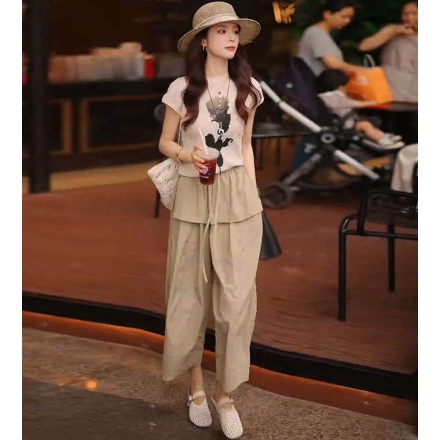 Summer Rose Print Knitted Shor - Summer Rose Clothing のレビューと価格