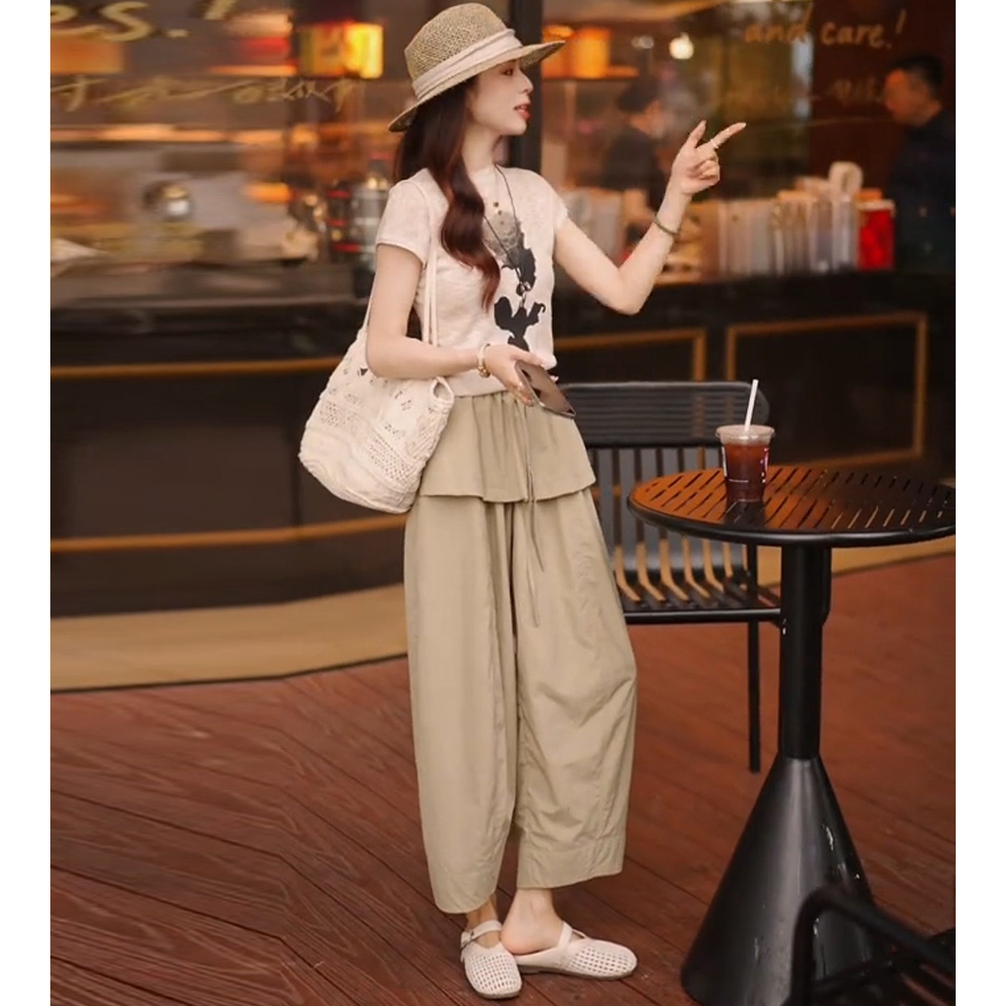 Summer Rose Print Knitted Shor - Summer Rose Clothing のレビューと価格